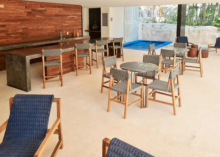 Iik By Groovy Stays- A Hip Condo-hotel With Wifi, Rooftop, Pool, Sleeps 6 Aparthotel Tulum